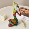 Art Female Sculpture Figurines, Abstract Woman Statue For Home Decor, Colorful Decorations For Living Room Shelf Office Cabinet