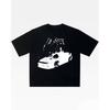 T-Shirt Men Women I'm Sorry Gothic Font Retro Race Car Graphic Vintage Y2K Grunge Streetwear Loose Casual Tee Top