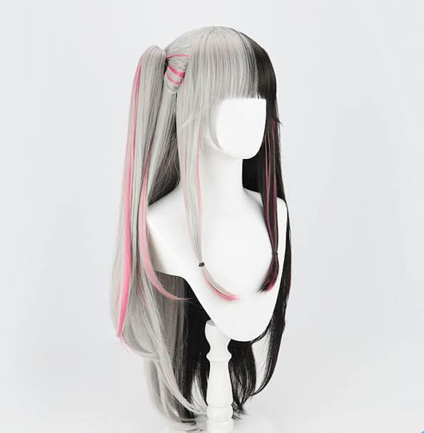 Rena Yami Cosplay Medium Full Perfect for and Includes Hair Ornament and Available In and 5 Mixed Styles Wig, Length, Heat-Resistant, Wig, Halloween,