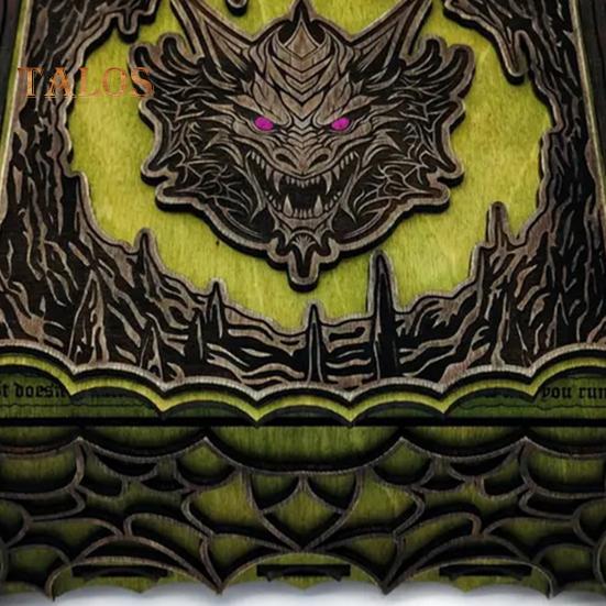 Holzbox mit Drachenmuster, Schmuckaufbewahrung, Organizer, Vintage-Sammelbox, Aufbewahrungsbox für Zuhause, Dekoration, Geschenk für Freunde
