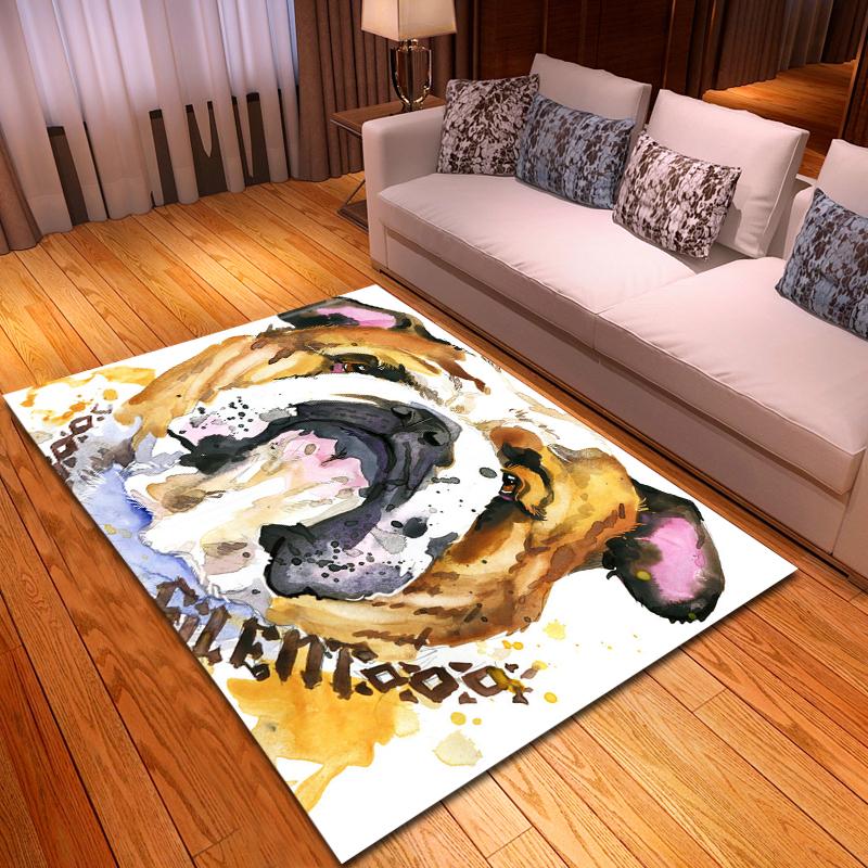 Kawaii Unicorn Living Room Area Rug Girls Bedroom Carpets Palor Kitchen Rugs Cute Dog Girls Kids Play Mat Home Decor Mats