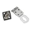 Stainless Steel Marine Boat Hatch Latch Anti Rattle Locker Lock Swivel Hasp Buckle 75mm Flush Door Hardware For Yacht RV