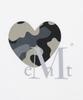 MUCENT Camo Heart Small Logo Short Sleeve T-Shirt Unisex (2 Colors)