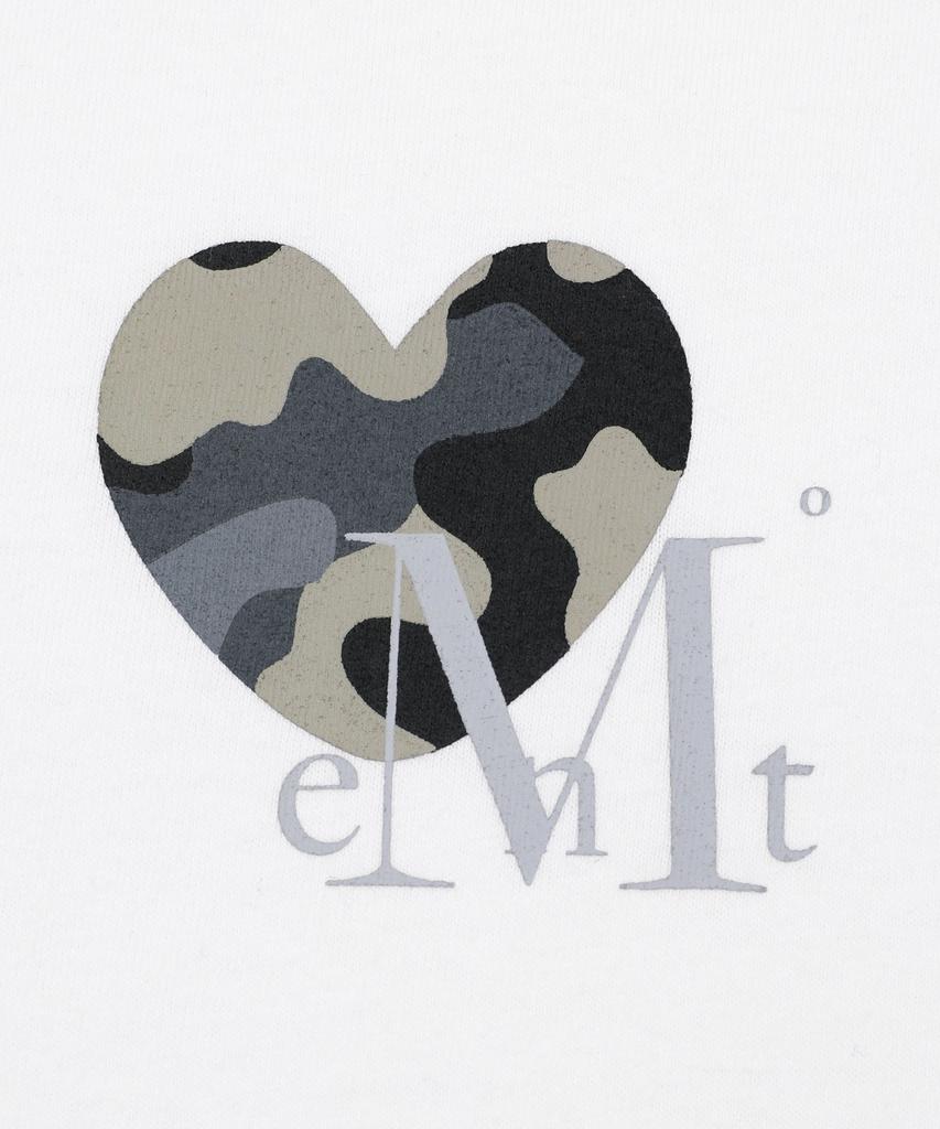 MUCENT Camo Heart Small Logo Short Sleeve T-Shirt Unisex (2 Colors)