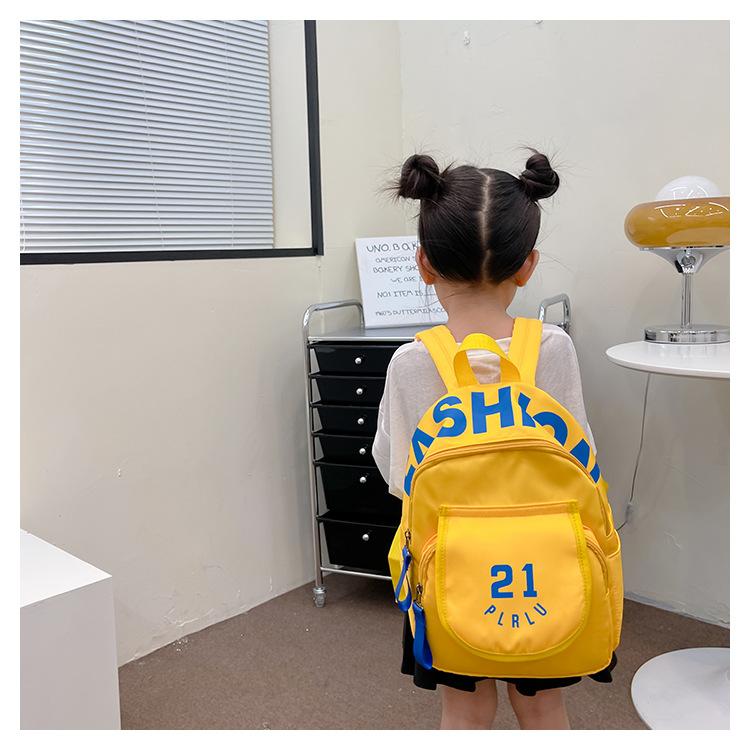 Sac d'école pour enfants Ins Sac à dos pour garçons et filles pour l'école primaire Sac à bandoulière pour la maternelle, la classe moyenne et la grande