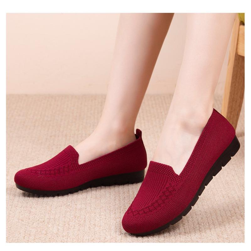 [Casual Women's Sneakers] Sneakers, Casual Shoes Women's Summer Mesh Breathable Flat Shoes Ladies Comfort Light Women Slip on Loafers