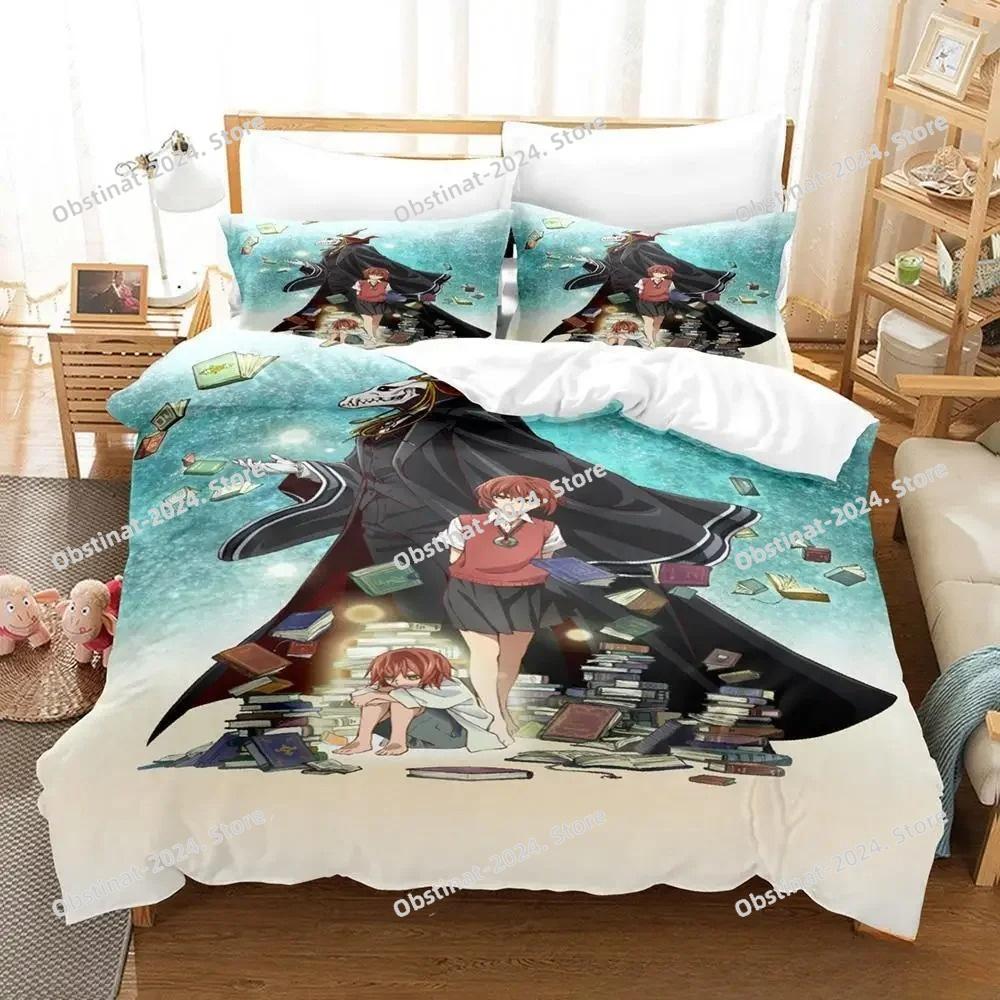 3D Print Anime The Ancient Magus' Bride Bedding Set Printed Duvet Cover Sheet Pillowcase Soft Quilt Cover Full Queen King Size