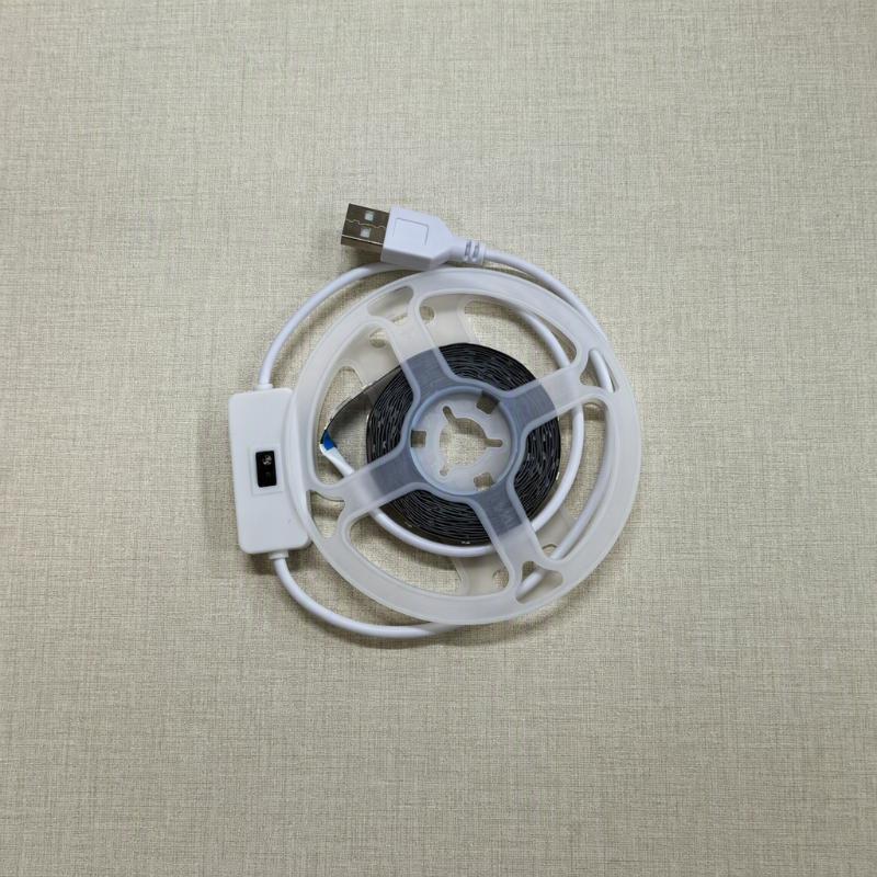 5V Usb Led Lights Strip Button Switch Flexible Ribbon Tape 60 Leds/M For Tv Backlight Christmas Diy Party Decoration