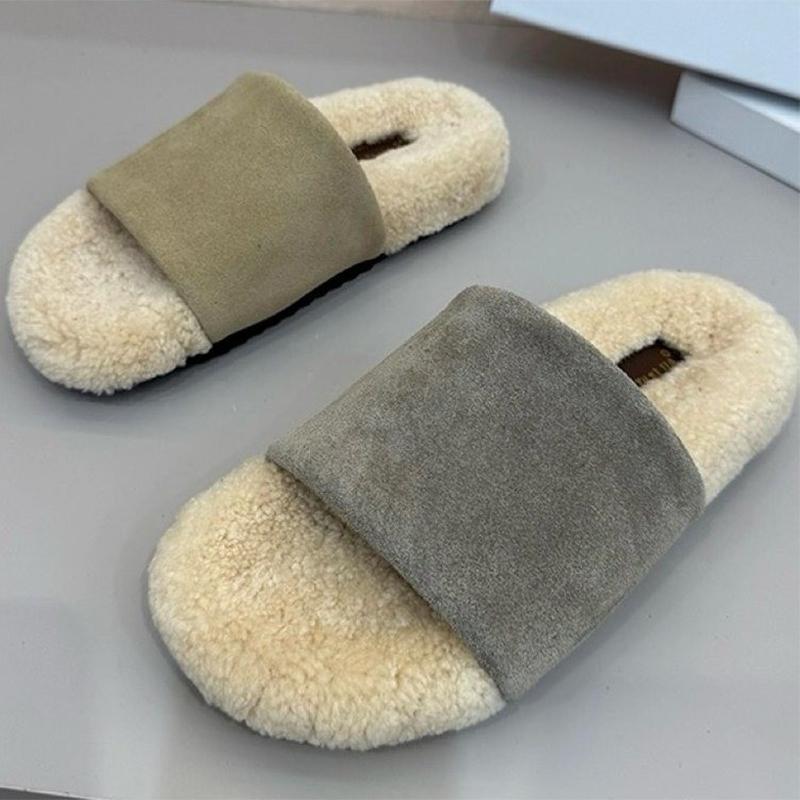 

Flats Women Cotton Slippers Suede Winter Shoes Casual Short Plush Woman Boots 2025 Designer New Cozy Zapatos De Mujer 40 абрикосовый