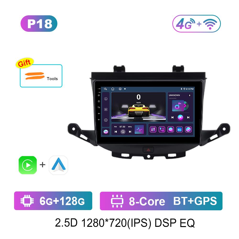 Bluetooth Android OS WiFi for Opel Astra K 2015 - 2019 Car Radio Multimedia Player DSP Stereo GPS 4G Split Screen Auto Tools