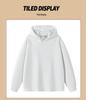 Unisex Long Sleeve Hoodie with Custom Logo – Double-Sided Fleece, Skin-Friendly Pullover Jacket for Couples
