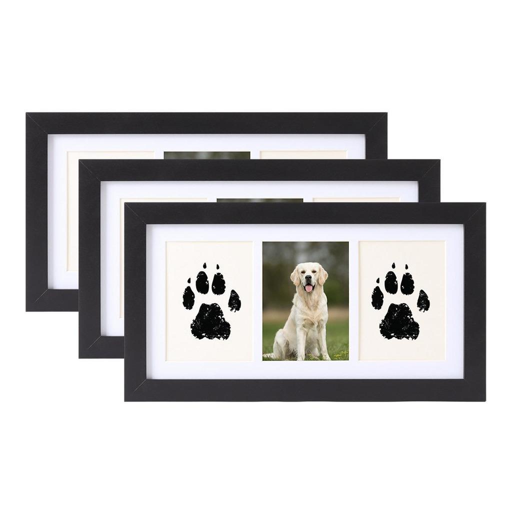 DIY Pet Paw Print & Baby Footprint Photo Frame Gift Set