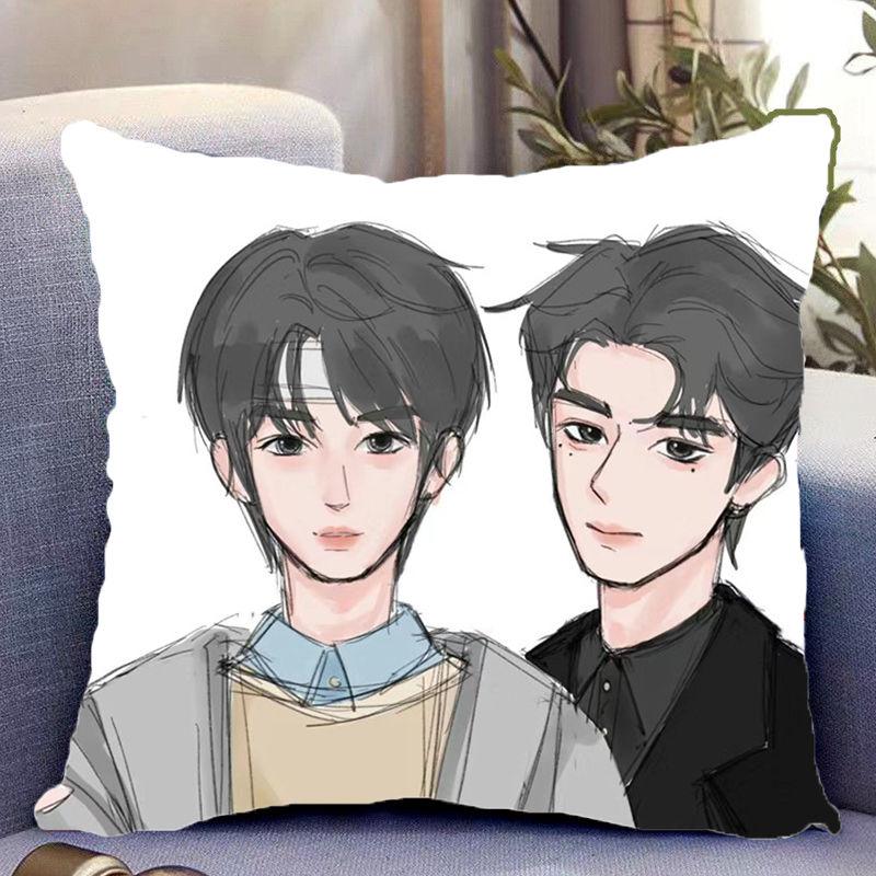 The Spirealm Chinese Drama Death Kaleidoscope Figure Two-Sided Cushion Cover Case Pillow And Pillowcase For Sofa Car Home Decor