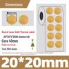 Silver Thermal Adhesive Printable Food Label