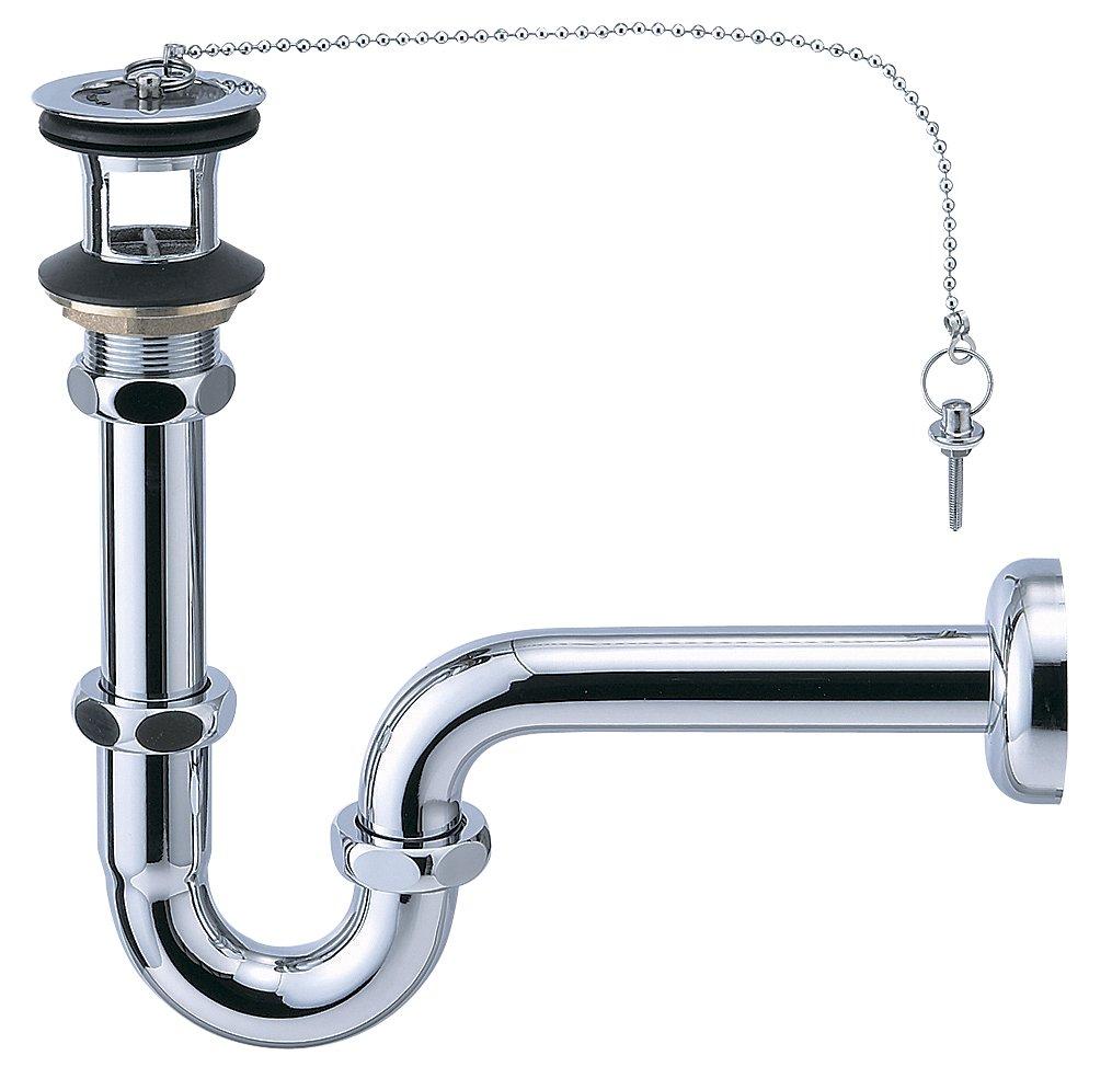 

SANEI Дренажные детали, P-образный сифон с афлацией, Тип настенного слива, Диаметр трубы 25 мм, H71-25