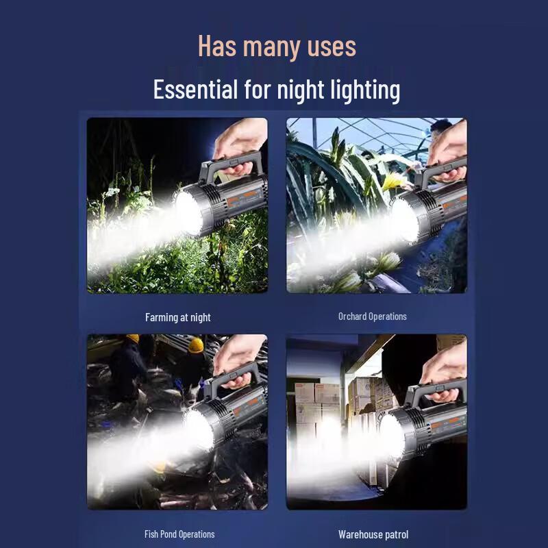 Kangming Rechargeable LED Handheld Searchlight