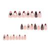 Tortoiseshell Gradient Almond Nails and Star Nail Art Tips - Autumn/Winter Collection