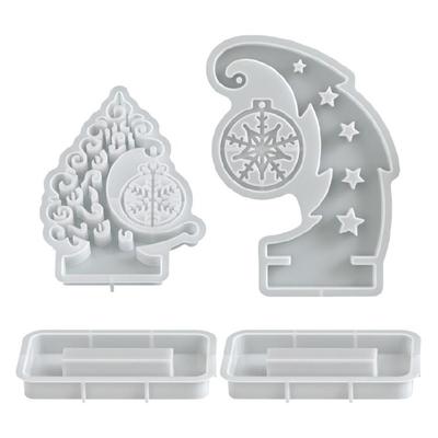 Christmas Tree Resin Mould With Snowflake Silicone Mould For Creating Unique Holiday Ornaments