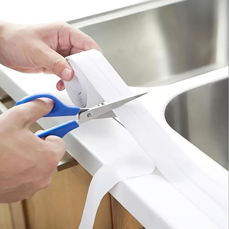 5-Meter Waterproof and Moisture-Proof Tape, Ideal for Sealing Joints, Toilet Tanks, and Corners In Kitchens and Bathrooms.