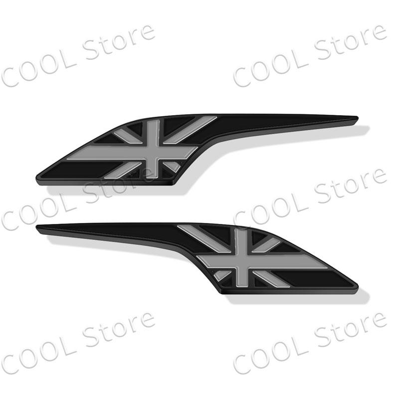 2Pcs United Kingdom UK Emblem Car Side Wing Fender Decals Body Sticker For Car Motorcycle Universal Accessories
