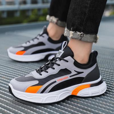 Moda Novos Sapatos Casuais Masculinos Sapatos de Cano Baixo Tendência Sapatos de Sola Grossa para Homens Tênis de Moda Coreana Sola Macia Conforto Tênis de Corrida Tênis