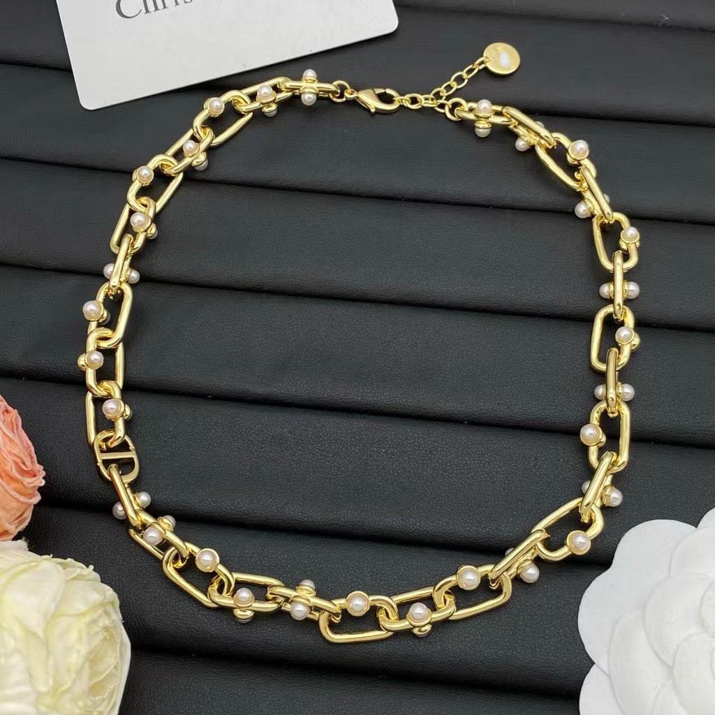 2025 Strass-CD-Halskette: Eleganter High-End Schmuck für Damen