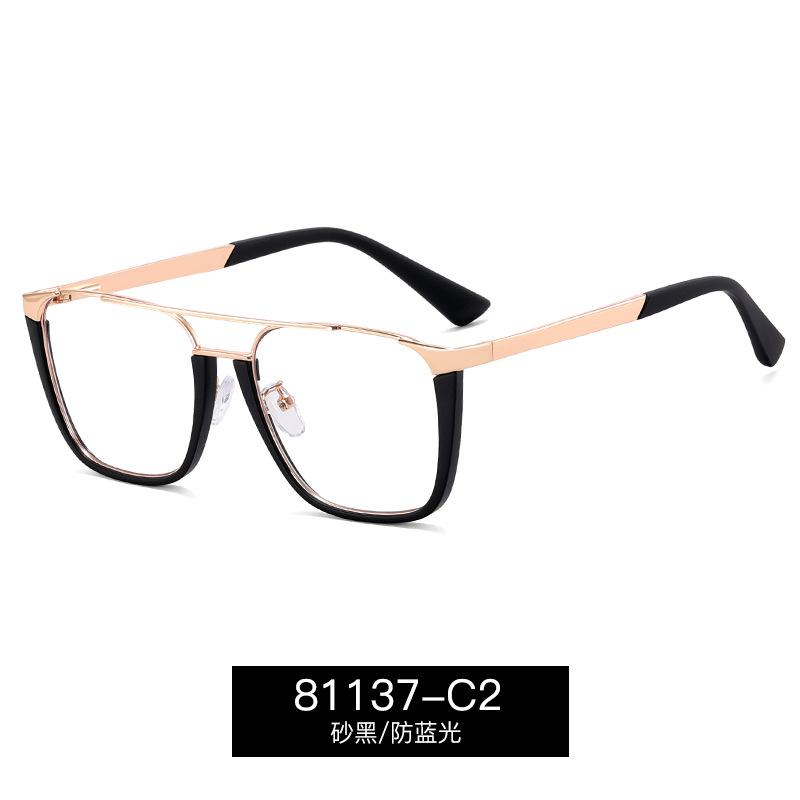 

Premium Quality-Made Double Bridge Reading Eyeglasses For Male Alloy Frames Stylish PresbyopicEyeglassesPrescriptionAntiBlueLightEyewear Original lens 0