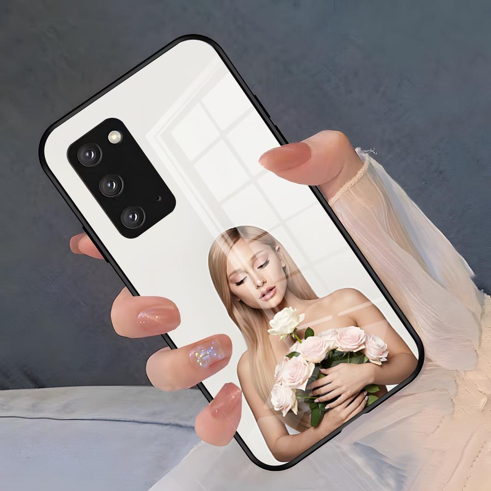 Singer Ariana Grande Phone Case For Samsung A25 A13 A33 5G A54 A36 A35 A56 A52 A14 Shockproof Glass Cover