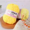 3Pcs Milk Sweet Soft Cotton Baby Knitting Wool Yarn Thick Yarn Fiber Velvet Yarn Hand Knitting Wool Crochet Yarn for DIY Sweater