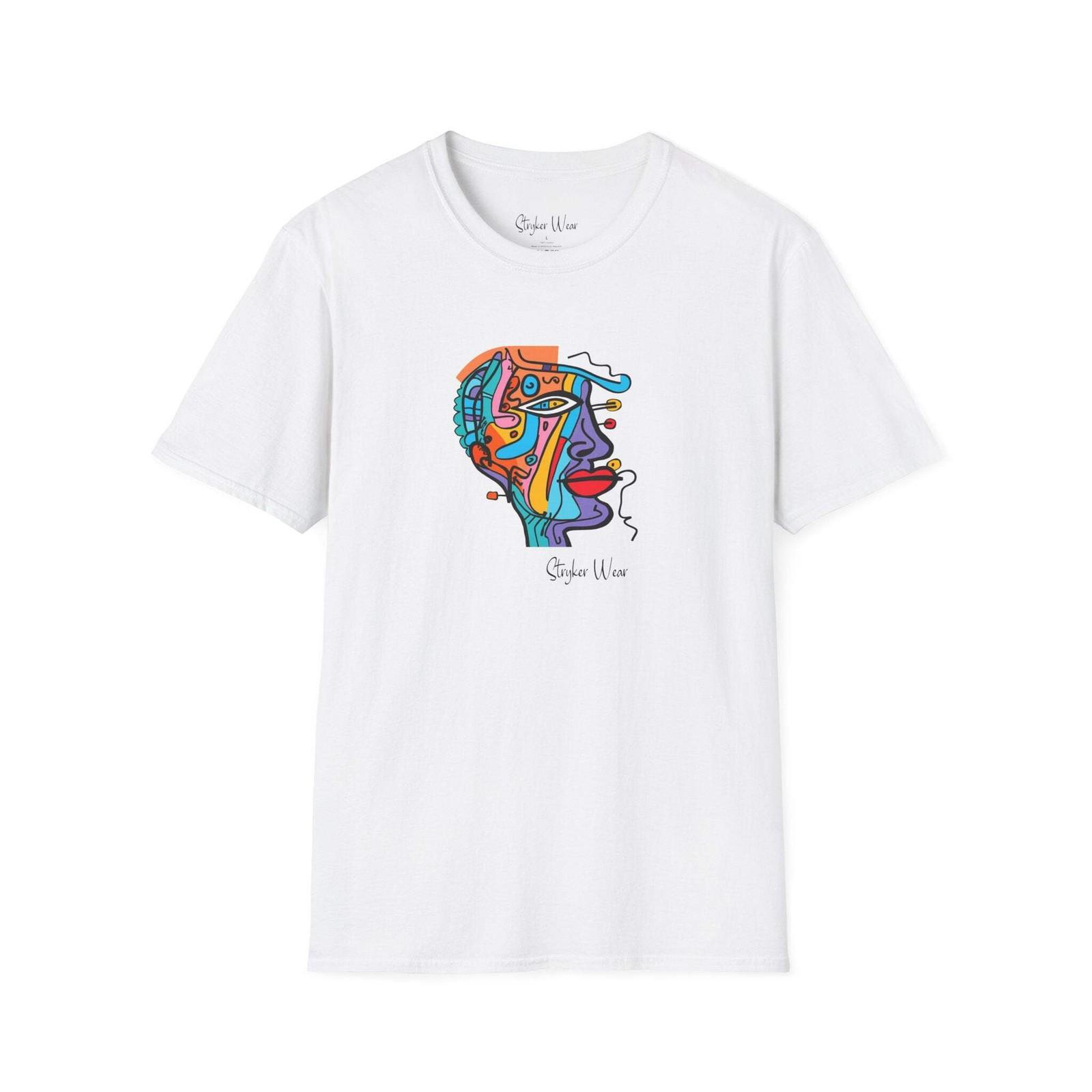 Abstract Portrait 2 | Unisex Softstyle T-Shirt S