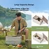 Original Portable Outdoor Storage Box, Foldable Camping Organizer for Car, 30L Capacity