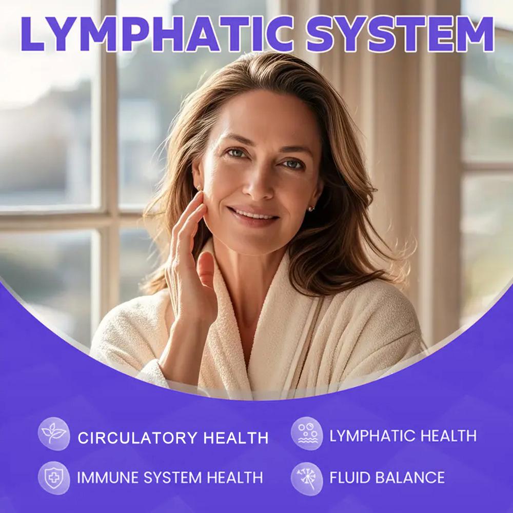 Lymphatische Kräutermischung Nahrungsergänzungsmittel Kapseln, 1390 mg pro Portion, 120 Kapseln, Mehrkräuter-Komplex-Formel