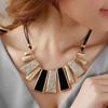 Women's Fashion Luxury Hollow Out Geometric Pendant Charm Drop Necklace