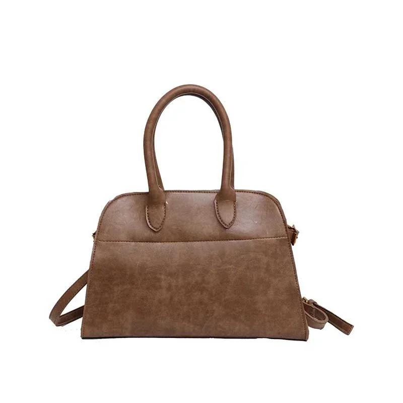 Large capacity feminine bag casual retro crossbody bag high-quality niche premium bag new