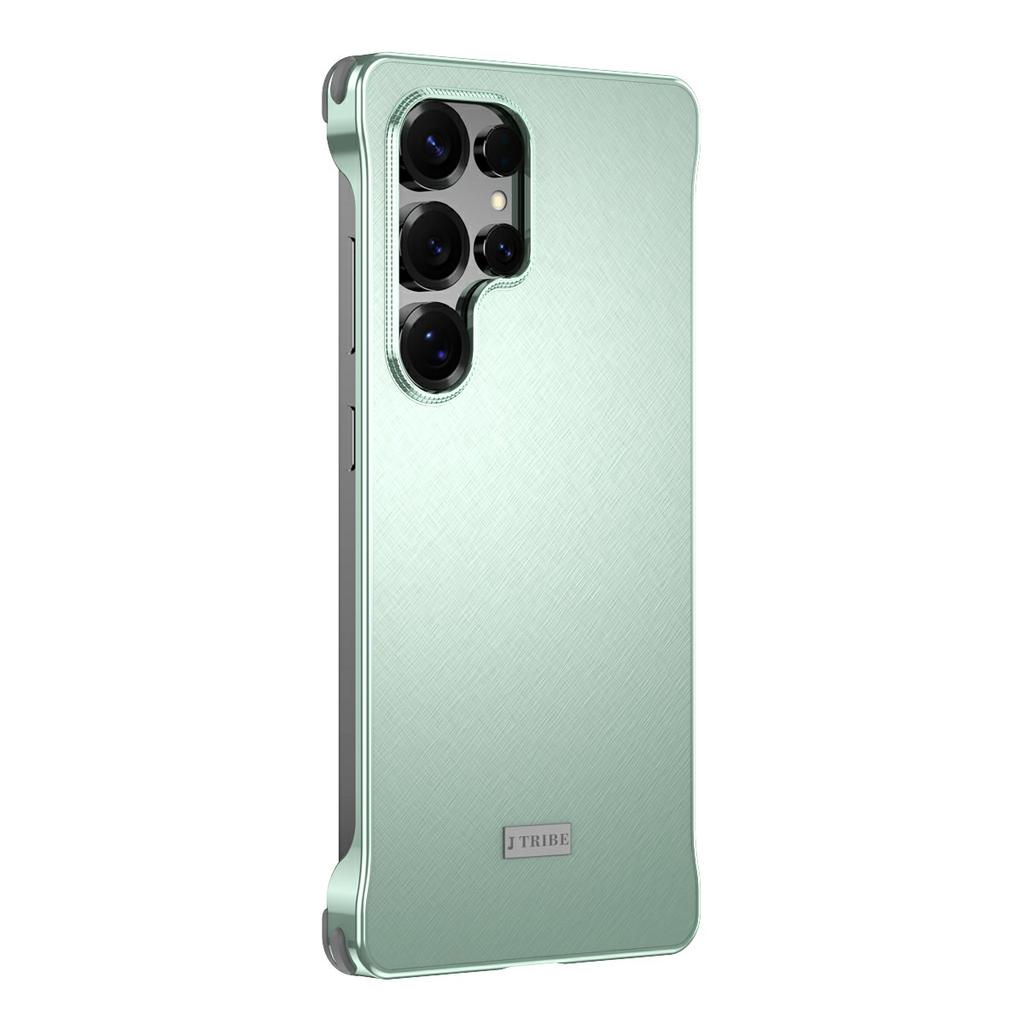 For Samsung Galaxy S24 Ultra Case PC+Silicone+Alloy Matte Phone Cover