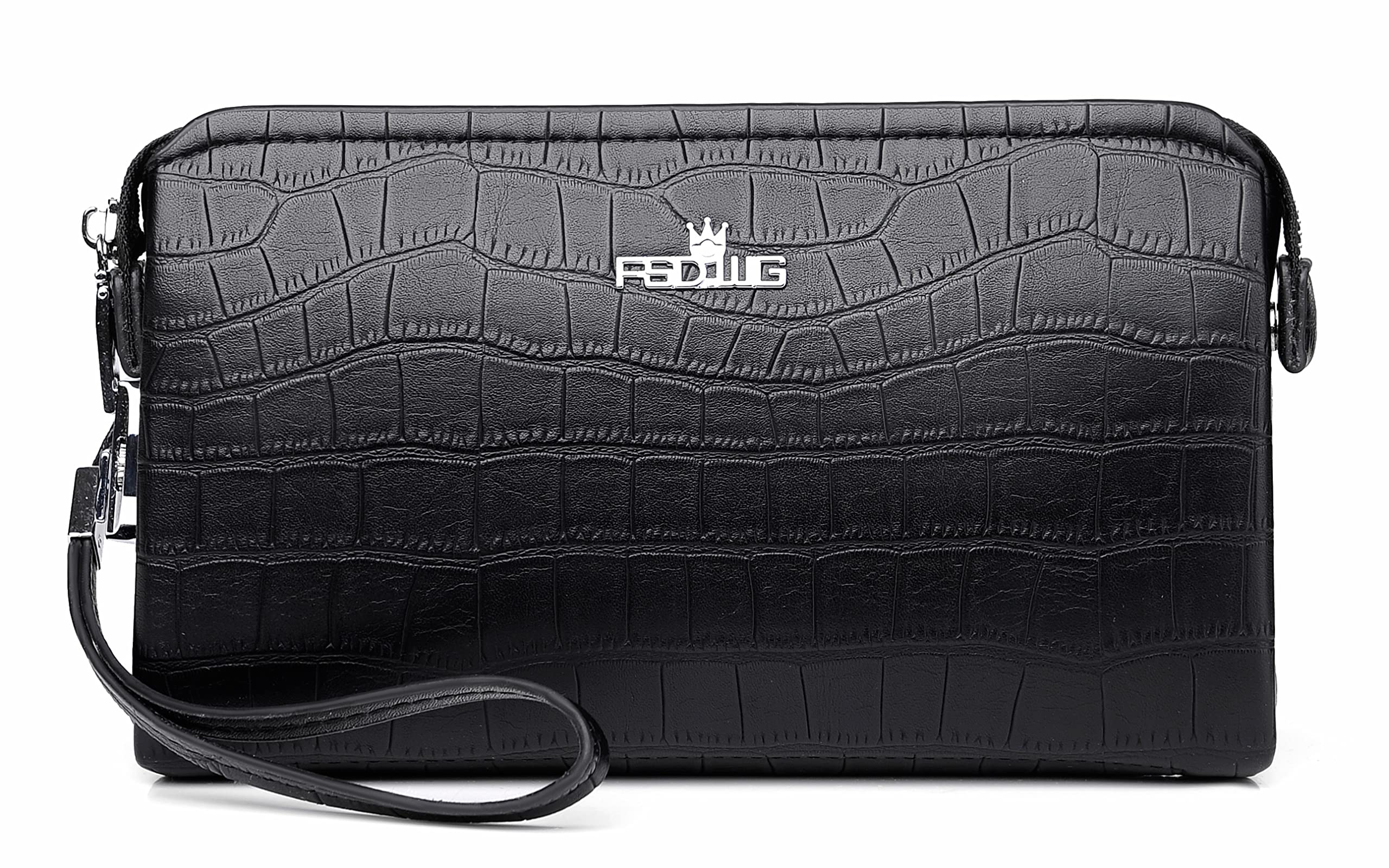 

второй со съемным большим размером [FSD.WG] Мужской клатч, сумка, сумочка, маленький, сумка джентльмена, ремень, вечеринка, мужская сумка, [Натуральная] чёрный