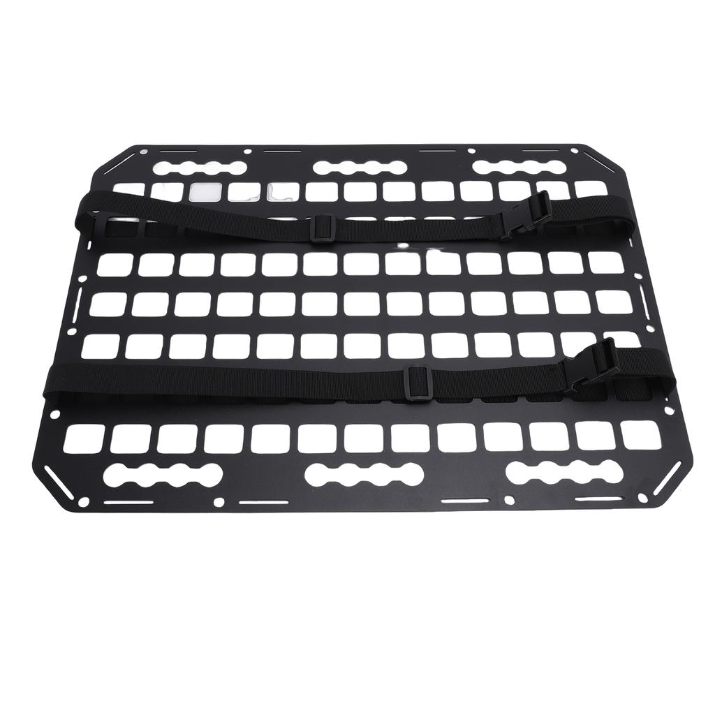 Hliníkový tečkovaný panel pro korbu nákladního vozidla, odolný, lehký, modulární úložný nosič pro sedany, SUV, pick-upy, nákladní vozidla, obytné vozy 21,26 x 15 x 0,08 palce