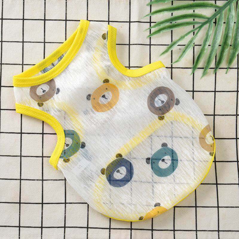 Billiges Sphynx Katze Weste T-Shirt Sommer Mesh Haustier Ärmellose Kleidung für Katzen Gotas Katten Kedi mascotas Shirts Sonnenschutzkleidung