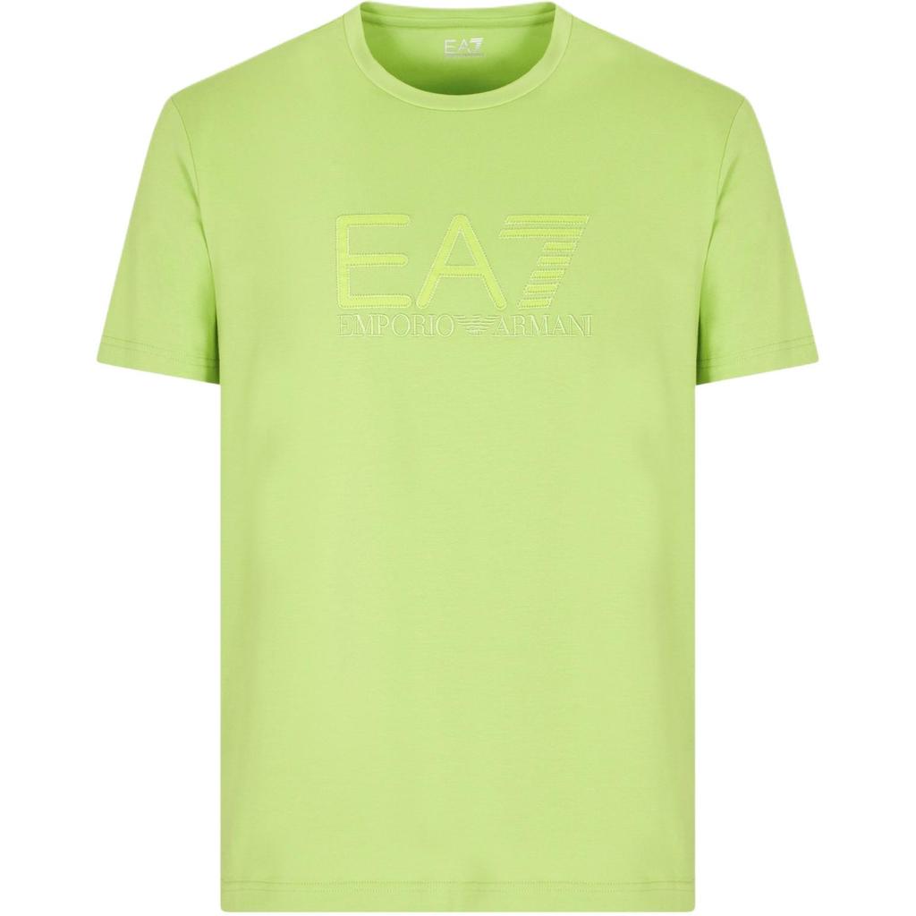 Emporio Armani EA7 Solid Letter Crew Neck T-Shirt Men tops 7M000899-AF10373-U7116