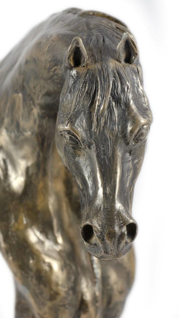 Koń Arabski I - Elegancka Statuetka, Popiersie Konia Na Kamiennej Podstawie, Trofeum Na Wyścigi Konne Marki Art-Dog