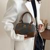 Retro Casual Shell Bag Women's 2025 Autumn and Winter New Fashion Trendy Shoulder Oblique Span Bag To Work Commuter Armpit Bag