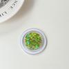 Small Butterfly Sequined Laser Round Mobile Phone Airbag Holder Magnetic Telescopic Ring Internet Celebrity Gift Women'S Portable