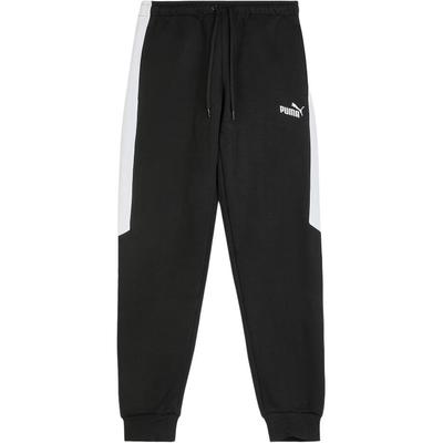 Pantalones Panel de Contraste Cómodos Casual Jogger Punto Pantalones Deportivos Hombre parte inferior Negro 693548-01