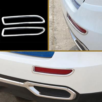Para Renault Koleos Samsung QM6 2016-Coche Cromo Protección de Luces Traseras Moldura Cubierta de Lámparas Traseras Pegatina