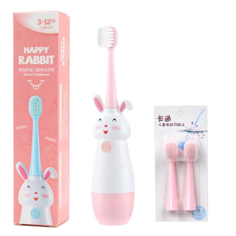 Superior Abs Material Electric Toothbrush For Kids With Soft Silicone Bristles