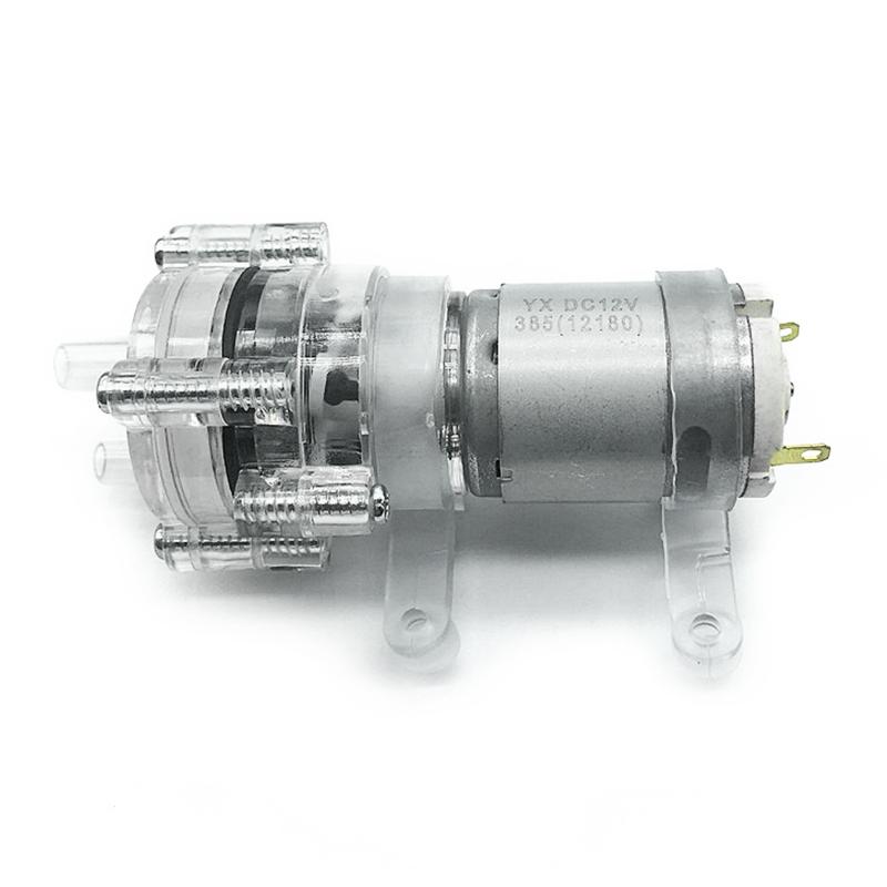 DC6-12V Mini Diaphragm Type Air Pumps Water Pump Micro Vacuum Motor 1.5-2L/Min 6W/H Ultra Silent for Fish Tanks Aquarium