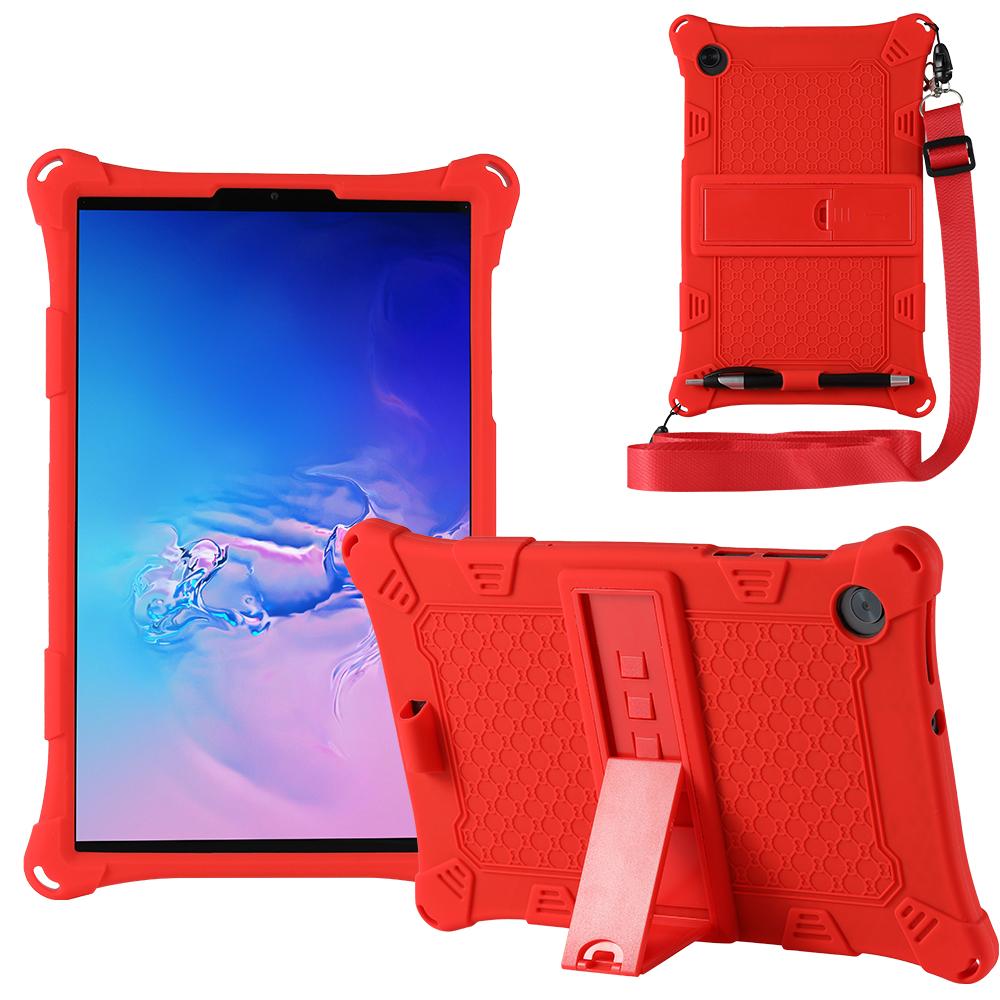Custodia in Silicone per Lenovo Tab P11 Xiaoxin Pad 11 2021 TB-J606F Pro 2020 TB-J706F M10 Gen2 TB-X306F M10 Plus TB-X606F Copertura con Supporto