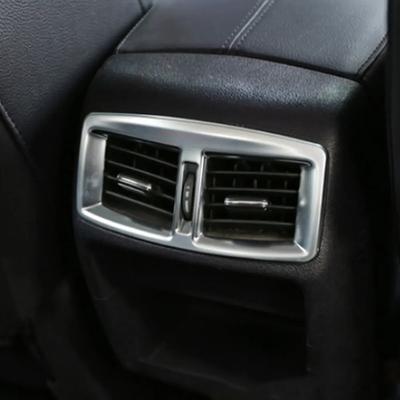 For Peugeot 3008 2014 2015 2016 Accessories Rear Air Vent Panel Cover Back Armrest AC Frame Decoration Sticker Interior Trim