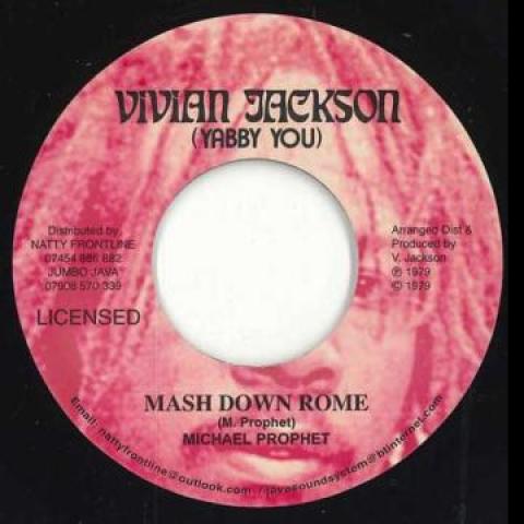 7inch Record MICHAEL PROPHET - Mash Down Rome / Dub Plate Mix None Vivian Jackson  1979 UK Reggae, Ska & Dub