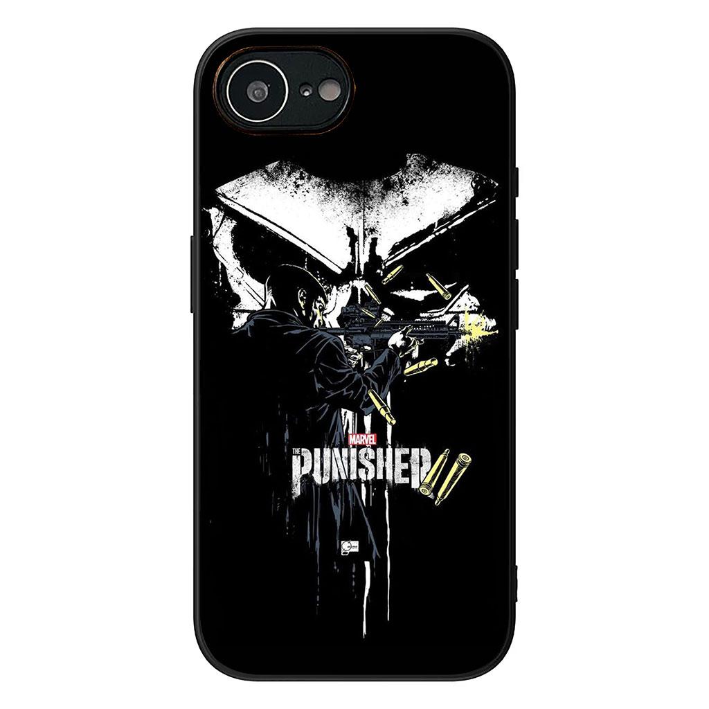 Cover for Apple iPhone 16 15 14 Plus 13 12 Mini 17 Pro Max + ProMax 16E Air Phone Case The Marvel Punisher Skull